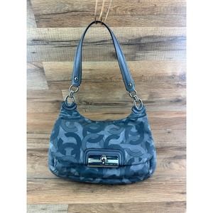 Coach Kristin Chain Link Lurex Metallic Jacquard Shoulder Bag